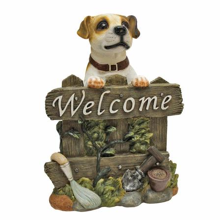 DESIGN TOSCANO Jack Russell Terrier Dog Welcome Statue QL57607